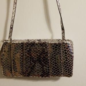 Michael kors snakeskin print crossbody